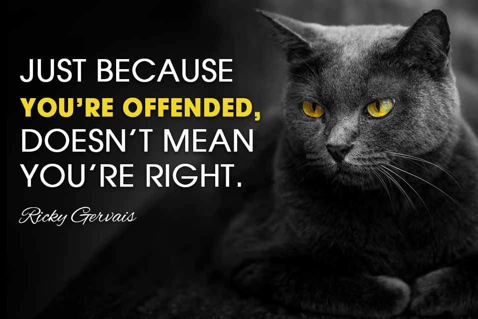 quotes about being offended