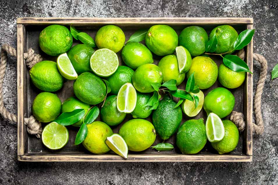 Picture of a box of limes