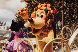 Picture of pluto at Disney land