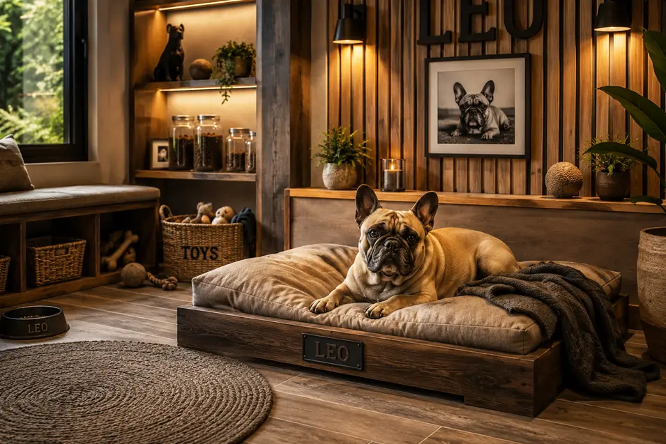 dog in it's own room